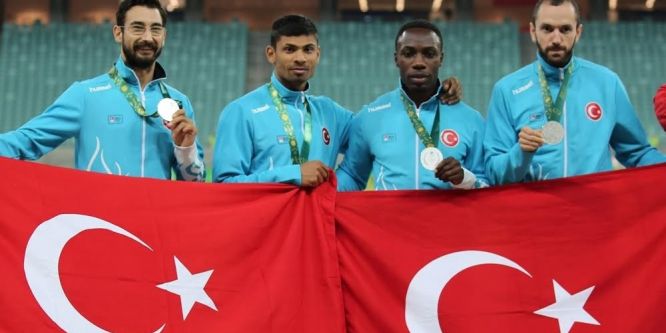 Bakü’de atletizmden 21 madalya