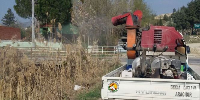 997 hektar alan haşereye karşı ilaçlandı