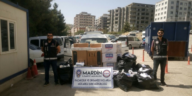 31 bin paket kaçak sigara ele geçirildi