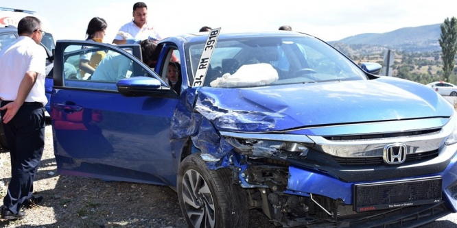 Tosya’da trafik kazası: 1 yaralı