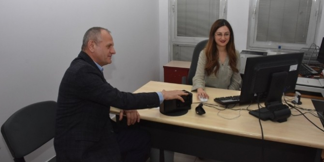 Başkan Mehmet Keleş, yeni kimlik için müracaat etti