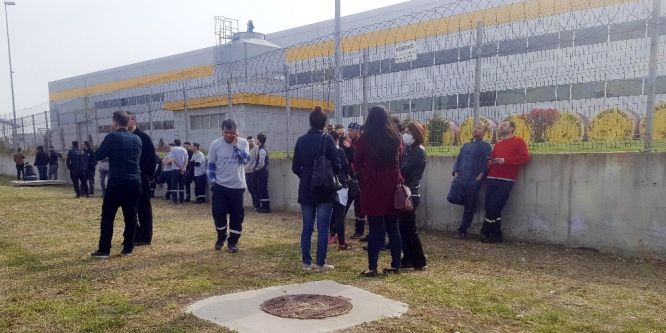 Yangının meydana geldiği fabrikadan açıklama