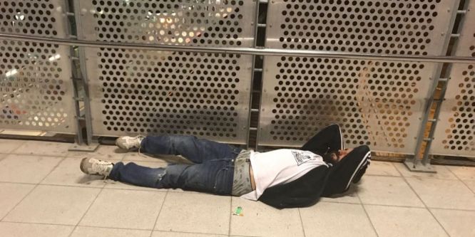 Uyuşturucu kullanan gencin içler acısı hali