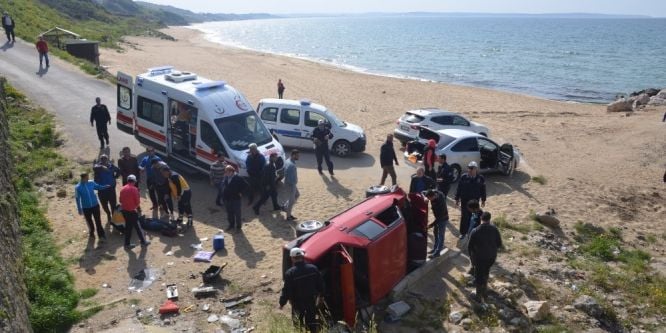 Sinop’ta trafik kazası: 2 yaralı