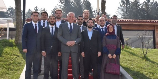 Başkan Keleş TÜGVA heyeti ile bir araya geldi