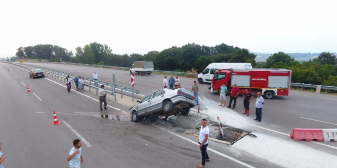 Sinop’ta trafik kazası: 1 yaralı