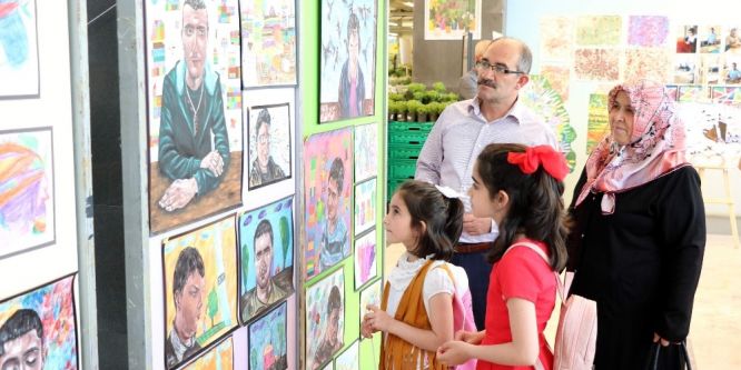 Engelli öğrenciler maharetlerini sergiledi