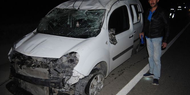 Tekirdağ’da düğün dönüşü kaza: 4 yaralı