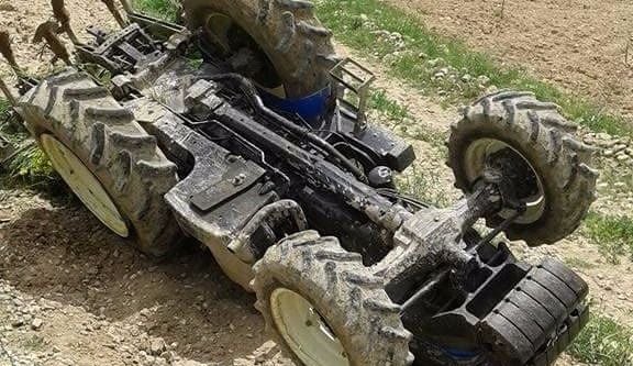 Adıyaman'da traktör devrildi: 2 yaralı!