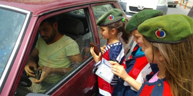 Söke’de öğrencilere trafik bilinci aşılandı