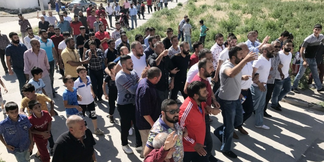 Mahalleliden ‘Uyuşturucuya Hayır’ yürüyüşü