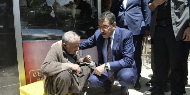 Bakan Tüfenkci Doğanşehir ilçesini ziyaret etti
