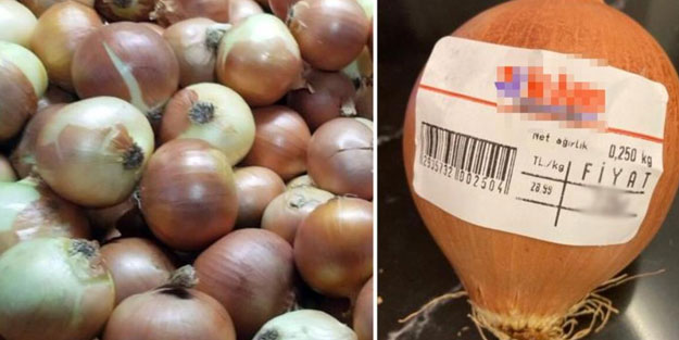 1 adet soğanın fiyatı pes dedirtti! Hem de market zincirinde