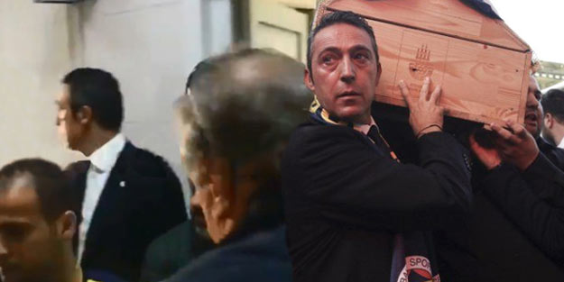 1 dakika bile yalnız bırakmadı... Ali Koç, gasilhaneye girdi