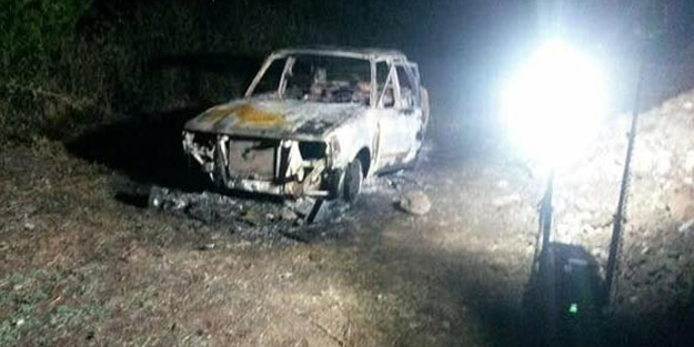 1 haftadır eve uğramıyordu, cesedi yanmış aracın içinde bulundu