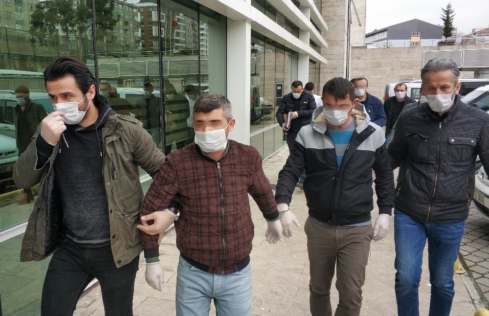 1 kişinin ağır yaralandığı silahlı kavganın zanlıları adliyeye sevk edildi 