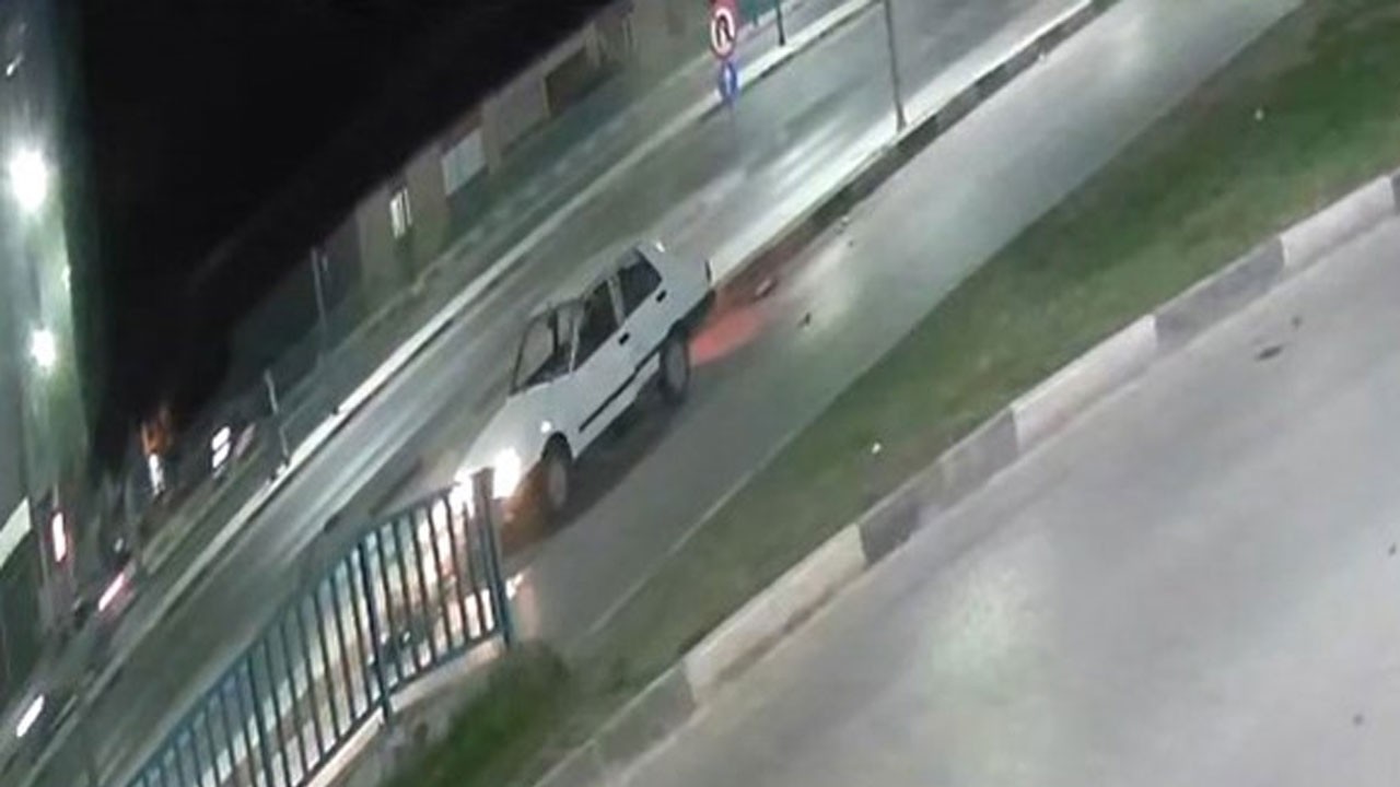 1 kişinin öldüğü trafik kazası kamerada