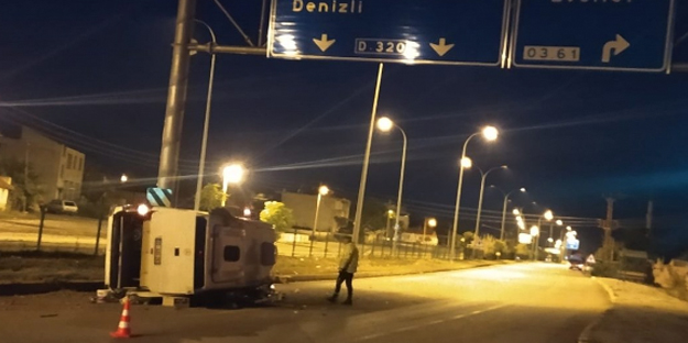 1. Lig ekibi dönüş yolunda kaza yaptı!