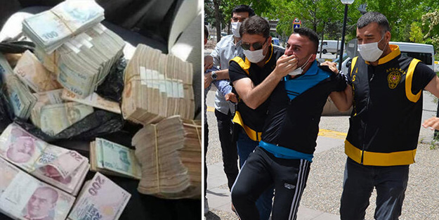 1 milyon lira çaldı, sosyal medyadan yayınladı! Yakayı ele verdi