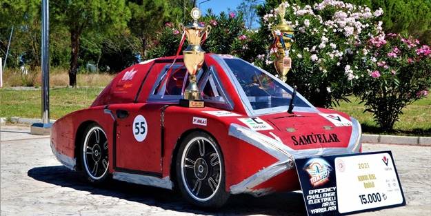 1 TL ile 250 kilometre giden elektrikli araç yaptılar! TEKNOFEST'ten 2 ödül ile döndü