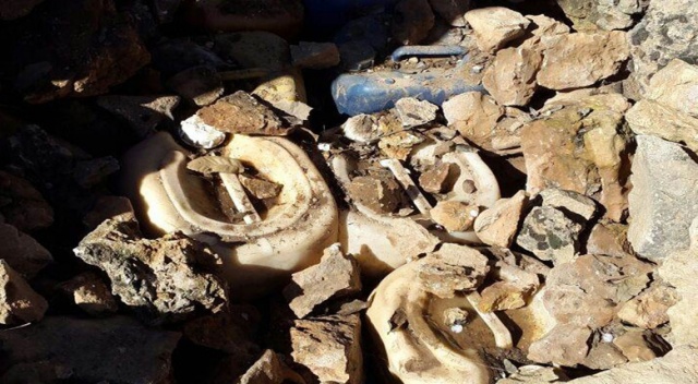 1 ton patlayıcı ele geçirildi