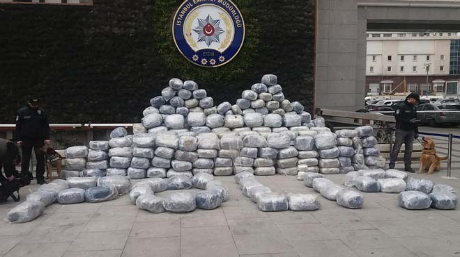 1 ton uyuşturucu yakalandı