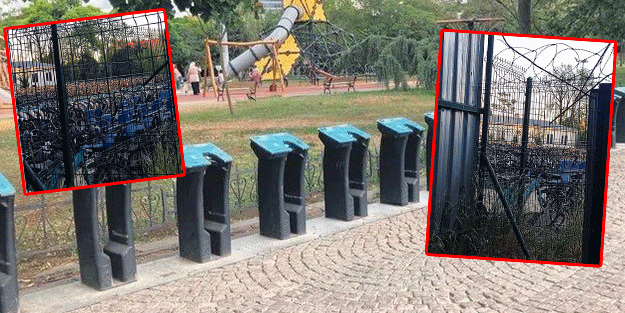 1 yıldır kayıp olan İBB bisikletleri bakın nerede çıktı! Yazık milli servet..