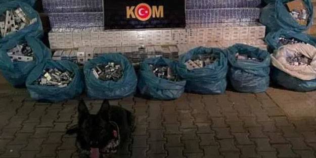 10 bin 400 paket kaçak sigara ele geçirildi