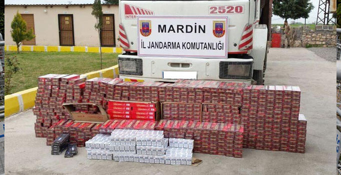 10 bin 860 paket kaçak sigara ele geçirildi