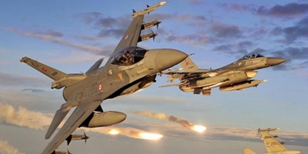 10 F-16 uçağı havalandı