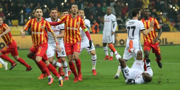 10 kişilik Kayseri'den Beşiktaş'a çelme