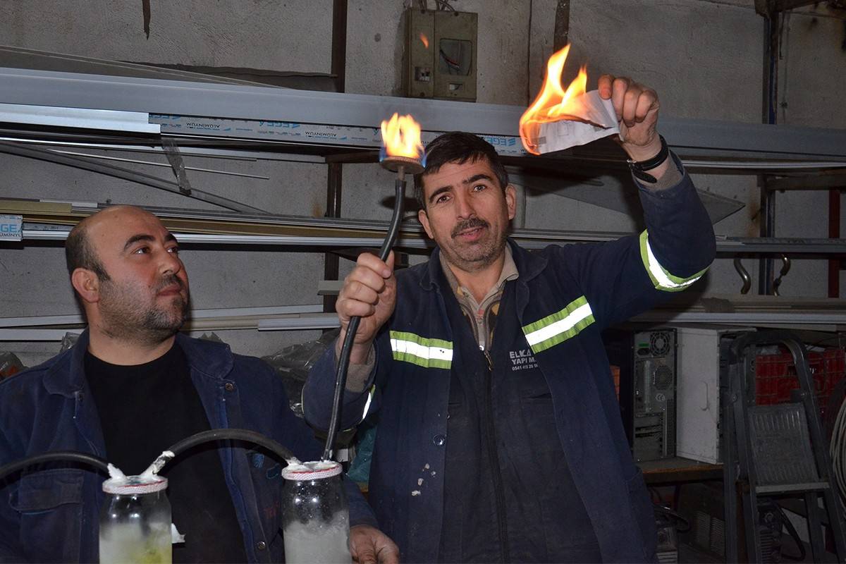 10 liralık benzinle iş yerini 10 saat ısıtacak