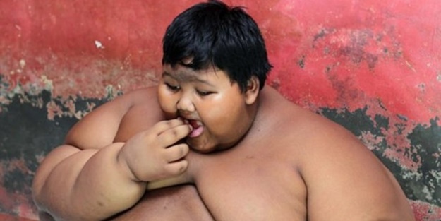 10 yaşında ama 192 kg ağırlığında!