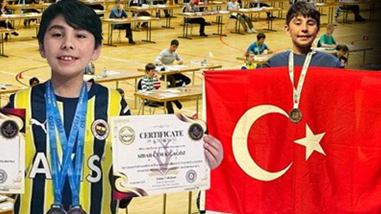 10 yaşındaki Türk matematikte dünya birincisi oldu