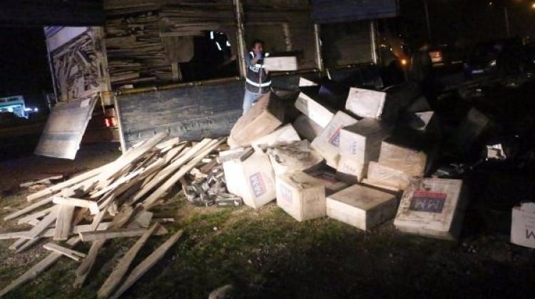 100 bin paket sigara ele geçirildi