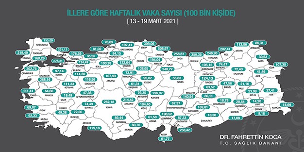 100 binde vaka sayısı ne anlama geliyor?