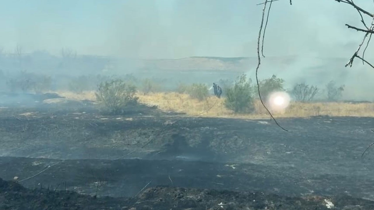 100 dönüm alan zarar gördü