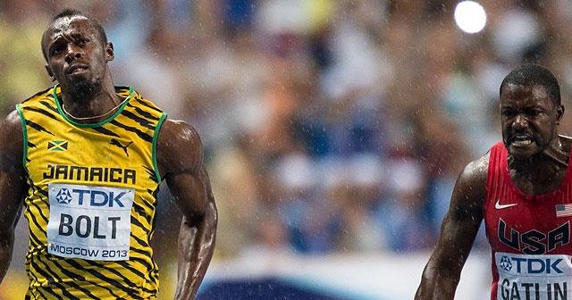 100 metrede Usain Bolt ve Gatlin yarı finalde