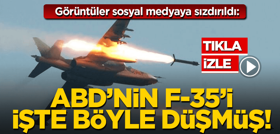 100 milyon dolarlık düşen F-35’in görüntüleri sızdırıldı! İşte o uçak Çin Denizi’ne böyle düşmüş!