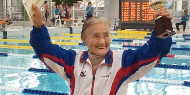 100 yaşında rekor kırdı