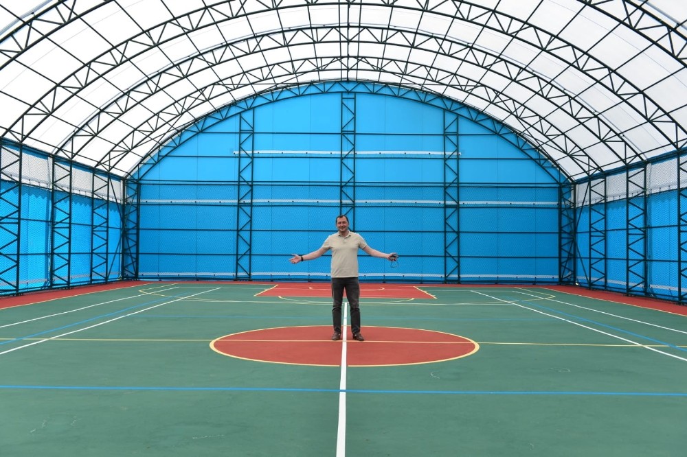 100. Yıl Gençlik Merkezi spor tesisleri baştan sona yenilendi 
