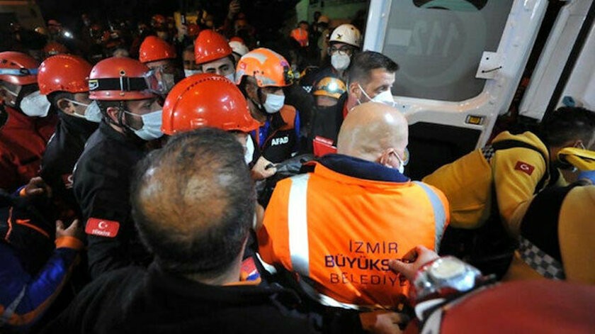 104 kişi enkazdan çıkarıldı