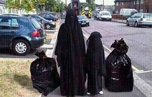 İslâm karşıtı liderden çarşaf küstahlığı