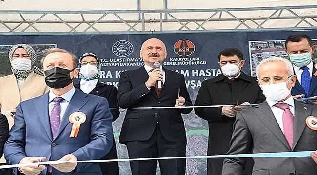10,5 milyon lira tasarruf sağlayacak kavşak açıldı