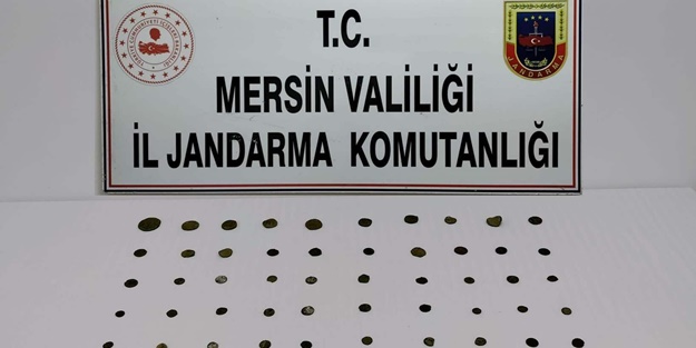 107 bronz sikke ve 10 obje ele geçirildi