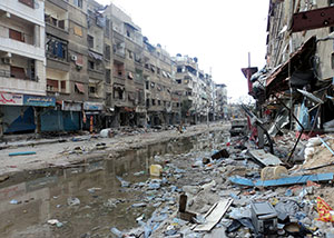 Esed, Haresta’yı harabeye çevirdi