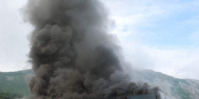 Tokat OSB’de yangın