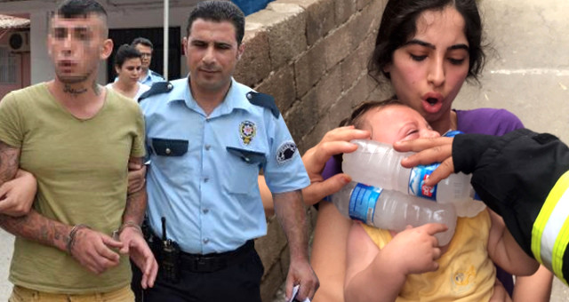 11 aylık oğlunu yakmak isteyen caniden pes dedirten açıklama