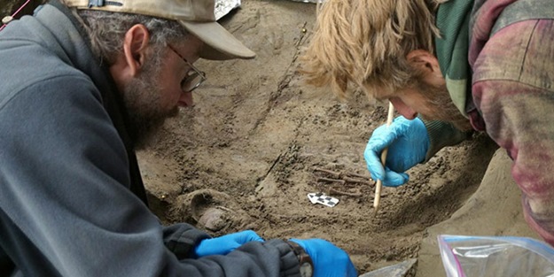 11 bin yıllık bebek kalıntıları bulundu