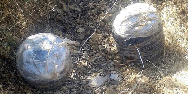 100 kiloluk iki bomba imha edildi